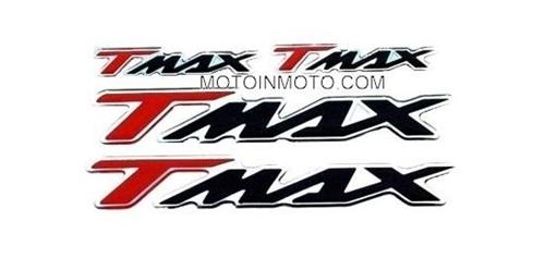 One Adesivi yamaha t-max rosso nero