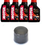 4 Litri motul 7100 10W40 + Filtro Hiflo HF 153