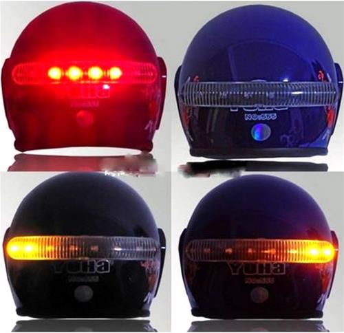 Frecce e stop a LED wireless per casco