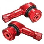 Valvole 90 in Alluminio Anodizzato Rosso