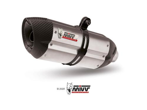 Scarico marmitta mod. Suono in acciao inox con coppa carbonio