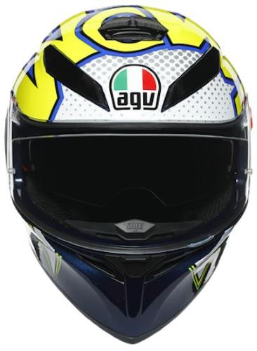 Casco integrale K-3 SV Multi MPLK Bubble Blue Taglia MS