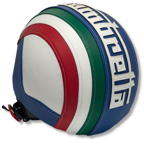 Casco vintage in similpelle per LAMBRETTA