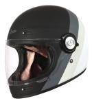 Casco Integrale Vega Primitive Grey White Black Matt Taglia S