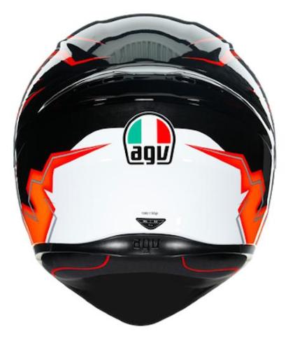 Casco Integrale AGV K1 Multi Kripton Nero Arancio Taglia S