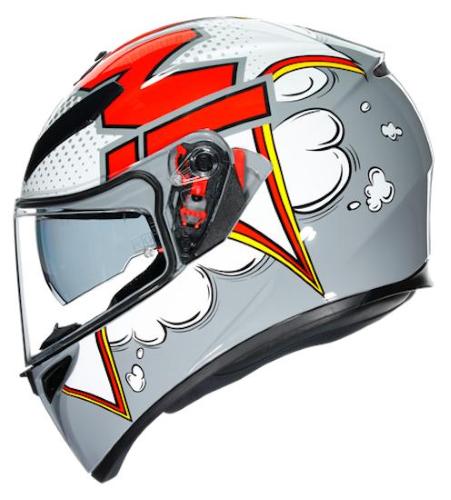Casco integrale K-3 SV Multi MPLK Bubble Grey Taglia S