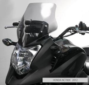 Biondi Cupolino Gust serigrafato Fum chiaro per Honda-NC 700 X dal 2012
