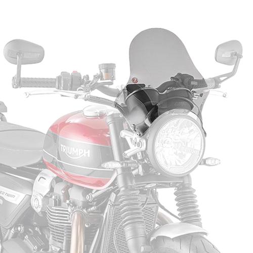 Cupolino fumè completo per Triumph Speed 400 2024 - 2025