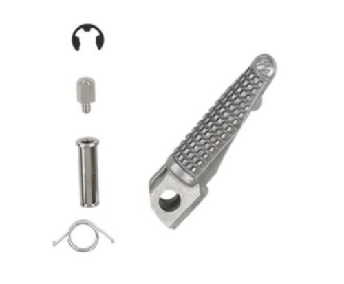 Pedane poggiapiedi anteriori complete specifiche per Kawasaki ZX-10R '06-'10