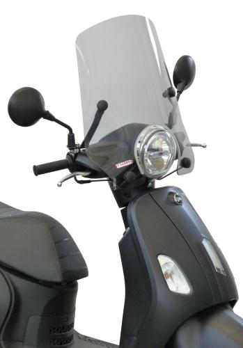 Set di Parabrezza e Cupolino Fabbri completi di attacchi per Sym Fiddle 50 / 125 cc 2020 - 2024
