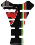 Adesivo Parazip Paraserbatoio Resinato Per Ducati Corse Con Tricolore
