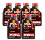 KIT OLIO MOTUL 8100 X-MAX 0W30 - 6 Litri