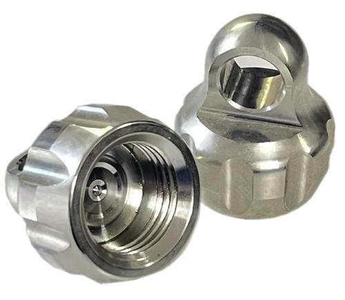 Tappi in alluminio con ganci per fissaggio cinghie