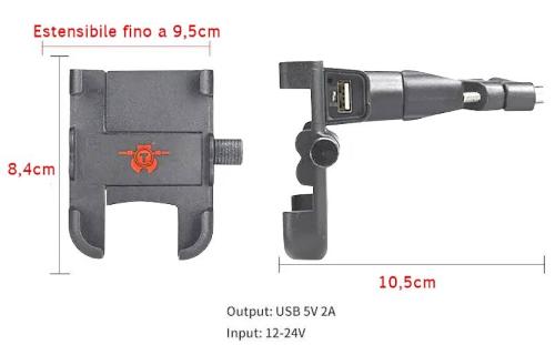 Porta smartphone in alluminio
