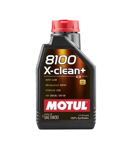 Olio Motul Auto 8100 X-clean+ 5W30-5x 1 lt