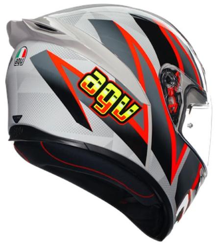 Casco Integrale K1 S E2206 Blipper Grey / Red