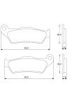 Pastiglie Freno Organiche Accossato AGPA29OR