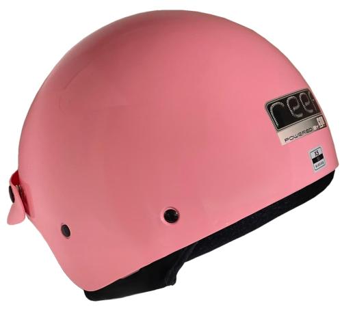 Casco Jet Rosa Lucido Taglia XS