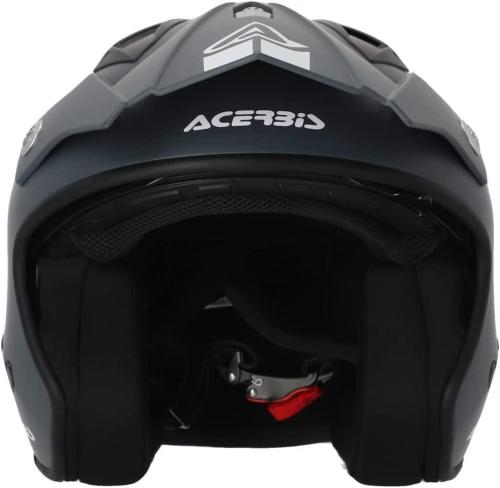 Casco Jet Aria 2206 Grigio Scuro