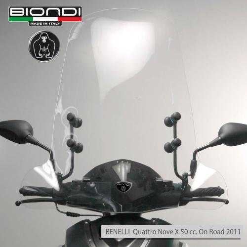 Biondi Attacchi paravento benelli 49 x 2010 per Benelli-49 x on road dal 2011