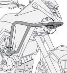 Kit Supporti Montaggio Paramotore GIVI per Honda Transalp 750 