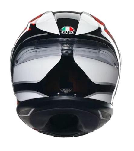 Casco Integrale K6-S E2206 Hyphen Nero/Rosso/Bianco
