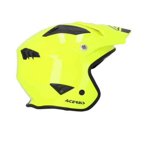 Casco Jet aria Giallo Fluo