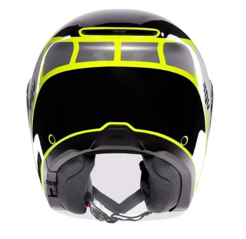 Casco Irides Davao Black/Grey/Yellow Fluo Taglia L