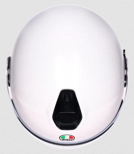 Casco Jet Eteres E2206 Capoliveri Bianco Italy Opaco