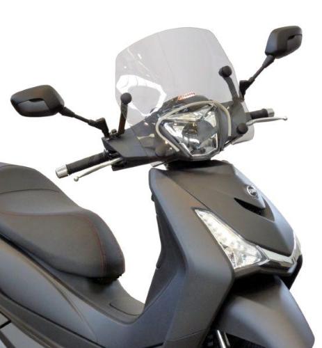 Lastra di ricambio cupolino fumè chiaro Fabbri per Sym Hd 300 dal 2019 al 2025