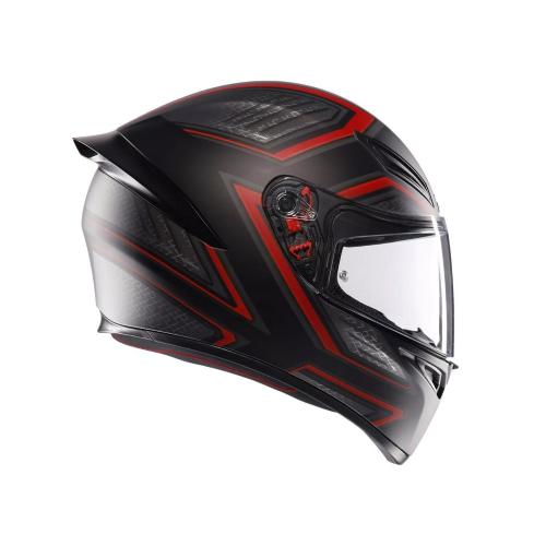 Casco Integrale K1 S Sling Matt Black / Red