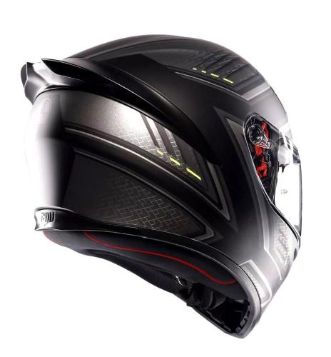 Casco Integrale K1 S Sling Matt Black / Grey