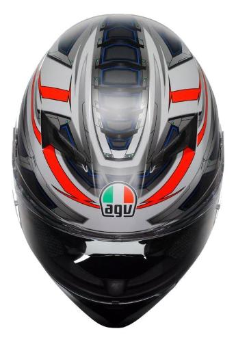 Casco Integrale K3 Space Matt Bianco / Rosso Fluo