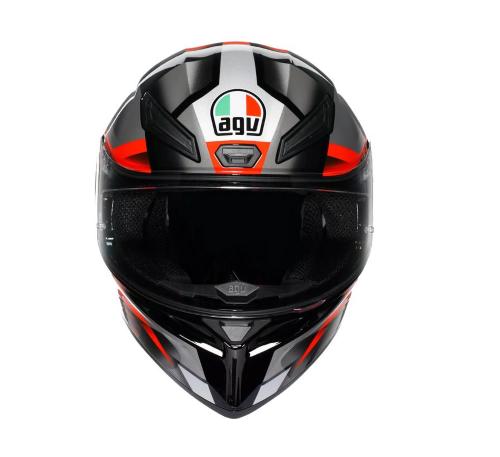 Casco Integrale K1 S Fastlap Black / Grey / Red