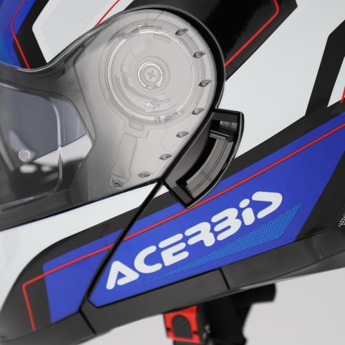 Casco Modulare Acerbis Mod. Serel Blu e Bianco Taglia XL