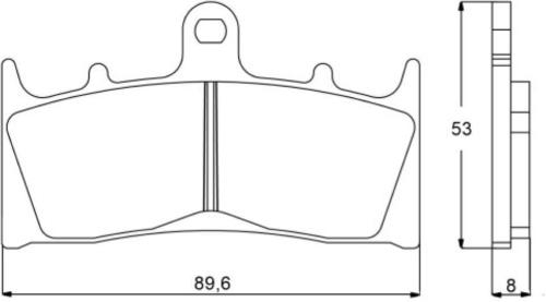 Pastiglie Freno Accossato AGPA73ST