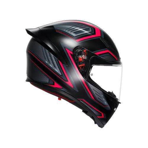 Casco Integrale AGV K1 S Sling Matt Nero E Rosa Opaco Taglia M