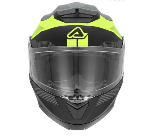 Casco Modulare Acerbis Mod. Serel Grigio / Nero / Giallo Taglia L