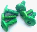LLS Kit viti parafango Verde Anteriore per Kawasaki-Z 1000 dal 2010 fino al 2011