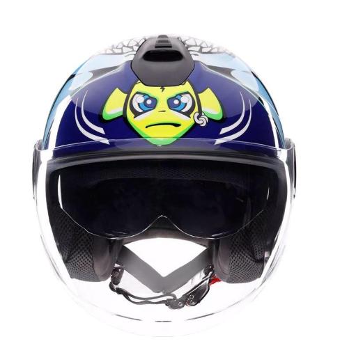 Casco AGV Jet Eteres E2206 Rossi Misano 2015