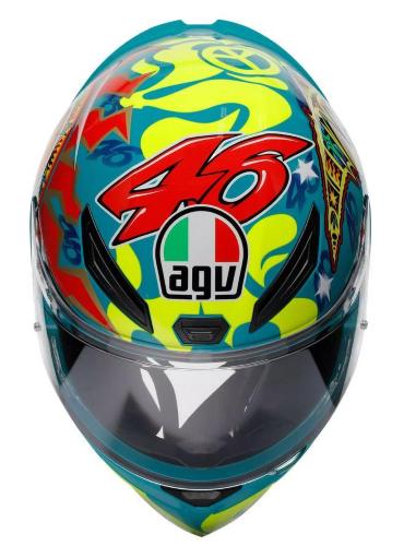 Casco Da Moto Integrale AGV K1 S Rossi Mugello 1999 Taglia M