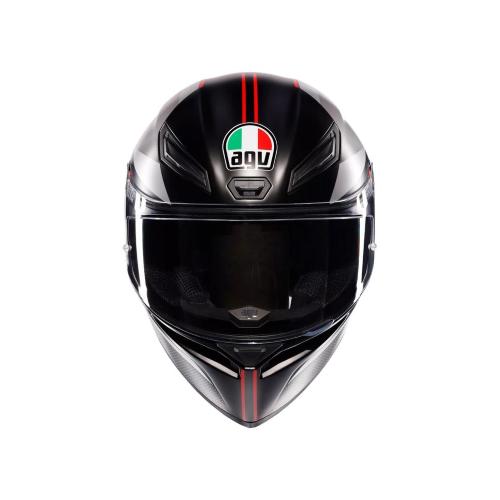 Casco Integrale AGV K1 S Lap Nero / Grigio / Rosso 