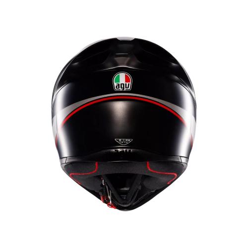 Casco Integrale AGV K1 S Lap Nero / Grigio / Rosso 