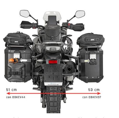 Portavaligie Laterale PL ONE-FIT Givi Specifico Per CFMOTO 800 MT-X 2025
