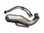 Scarico Completo Giannelli Vintage Corsa Corta Compatibile Per Piaggio Vespa 50 Special L N R