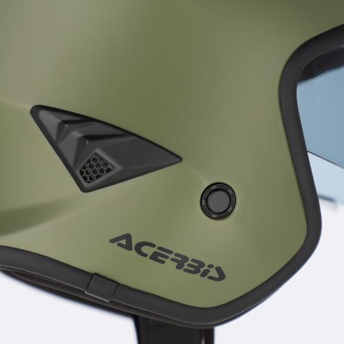 Casco Acerbis Jet Aria Verde Militare