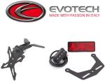 Kit Portatarga Regolabile Evotech Per Yamaha T-Max 530 2012 - 2016