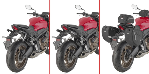 Coppia Telaietti Stealth Per Borse Laterali Givi Per Honda CB 650 R 2021 > 2026 / CBR 650 R 