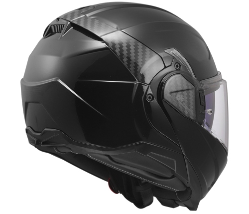 Casco Modulare Reversibile LS2 ADVANT II Solid Nero Lucido Taglia S