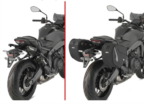 Coppia Attacchi Telaietti Stealth Per Borse Laterali Givi Per Yamaha MT-09 2024 > 2026